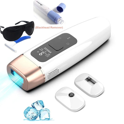 Cooling Laser Hair Removal for Women 3IN1 Rejuvenation Acne Remove 