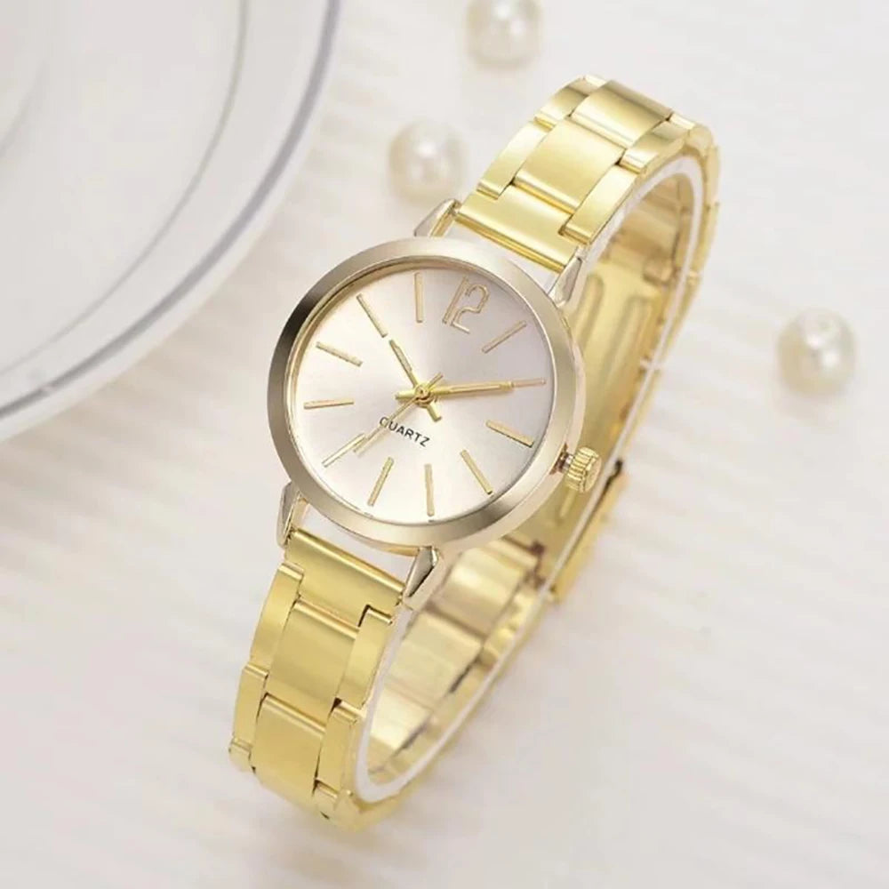 2 Pcs Women Watch Set FREE LOVE Bracelet 