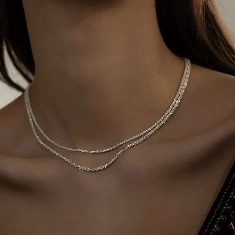 VENOCO Layered Necklace for Women 