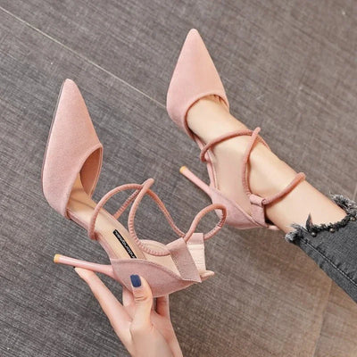 Newest Style High Heels Sexy Pumps Women Shoes 9Cm Wedding Shoes for Women Bride Shallow Pointed Single Shoes