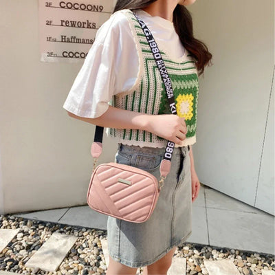 New Arrival Fashion Women'S Small Crossbody Bag PU Leather Messenger Bag Zipper Handbag Purse Summer Travel Bag for Female