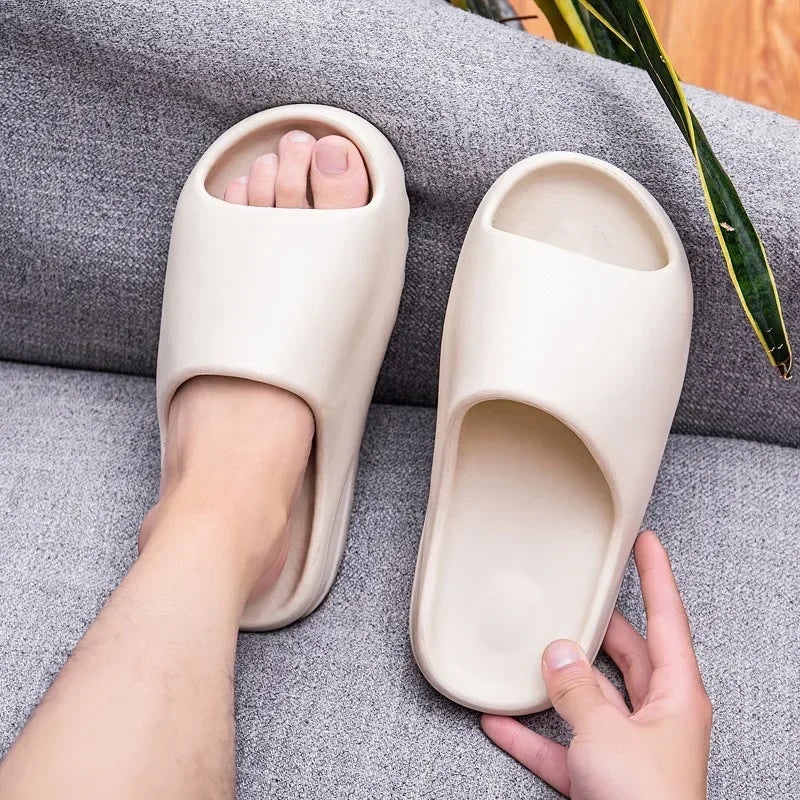 Women'S Slippers EVA Soft Platform Slippers Women'S Summer Fashion Clothing Slippers Home Sandals Casual Men'S Beach Shoes