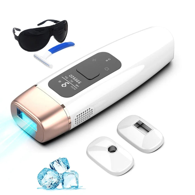 Cooling Laser Hair Removal for Women 3IN1 Rejuvenation Acne Remove 