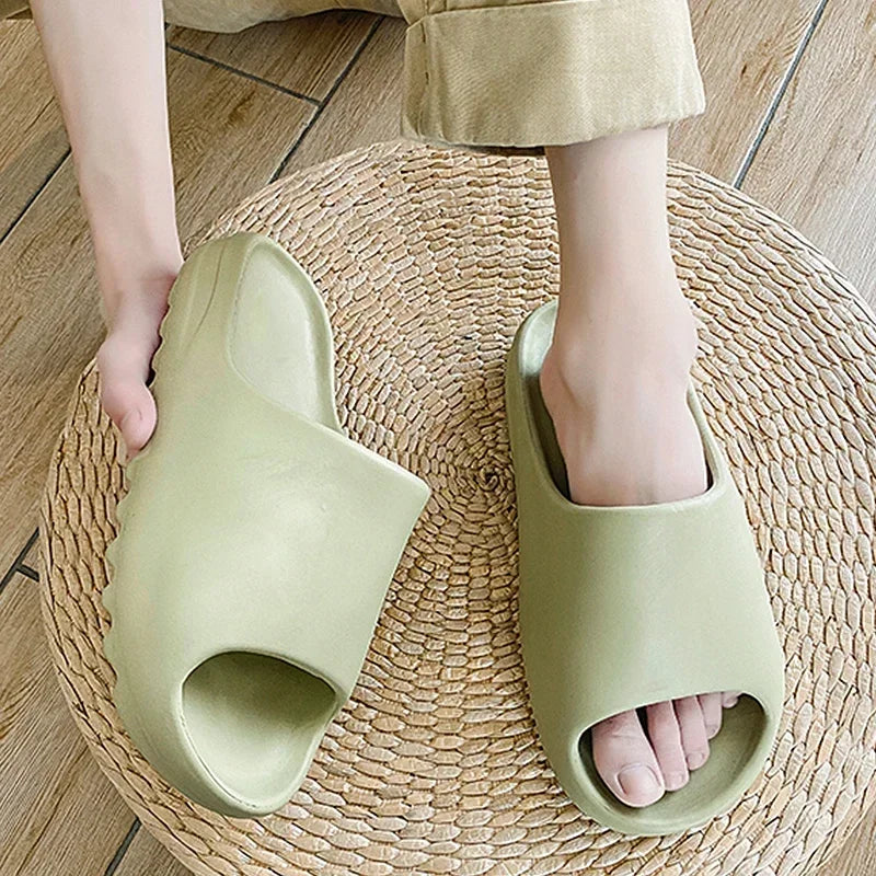 Women'S Slippers EVA Soft Platform Slippers Women'S Summer Fashion Clothing Slippers Home Sandals Casual Men'S Beach Shoes