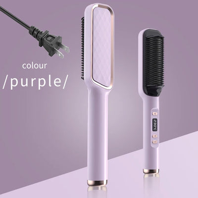 Electric Hot Multifunctional Straightener Brush