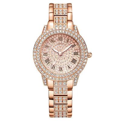  Crystal Wristwatch Set for Ladies 