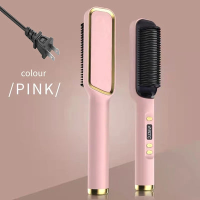 Electric Hot Multifunctional Straightener Brush