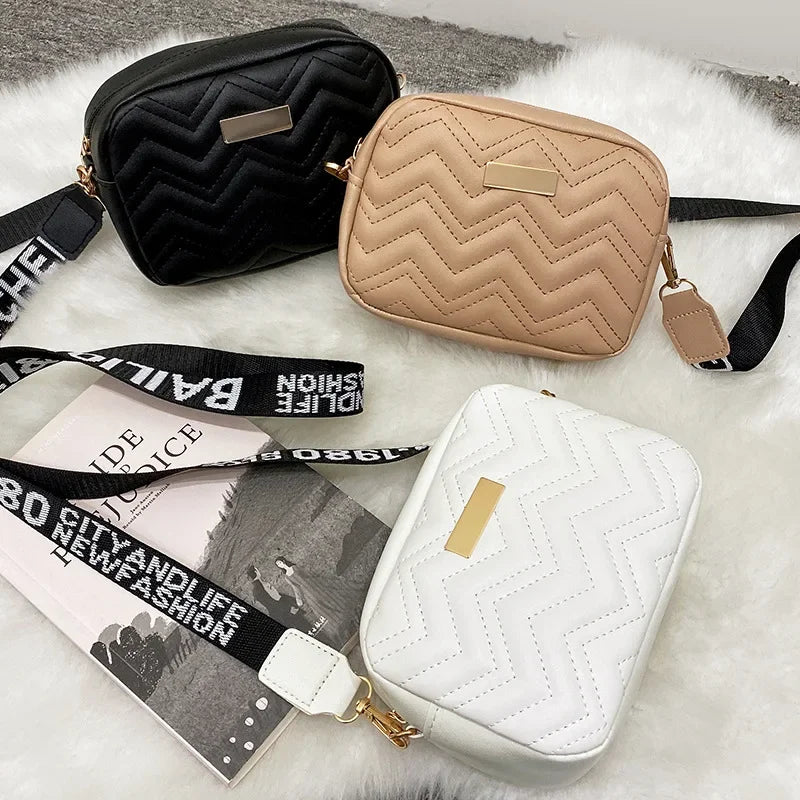 New Arrival Fashion Women'S Small Crossbody Bag PU Leather Messenger Bag Zipper Handbag Purse Summer Travel Bag for Female