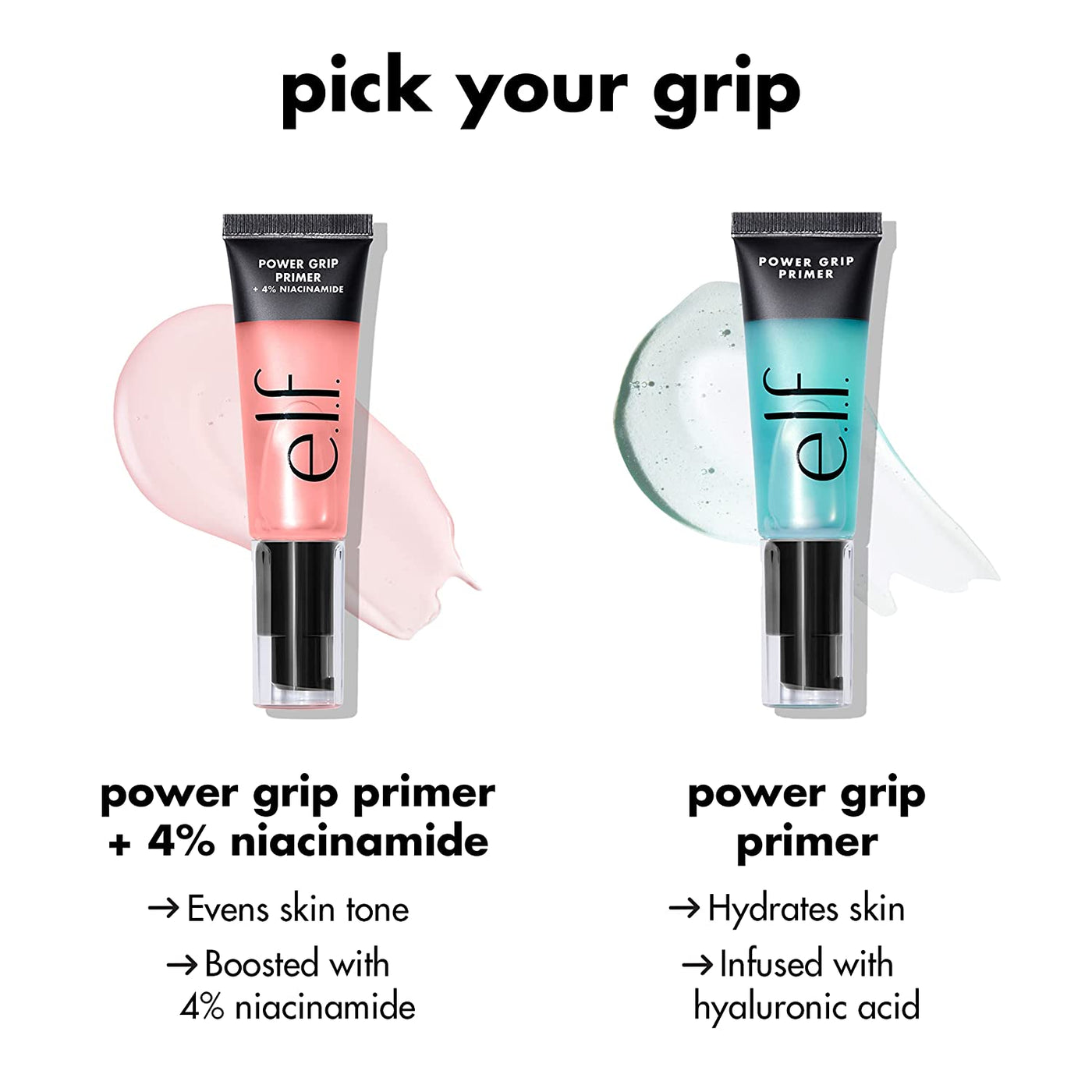 Power Grip Primer, Gel-Based & Hydrating Face Primer for Smoothing Skin & Gripping Makeup, Moisturizes & Primes, 0.811 Fl Oz (24 Ml)