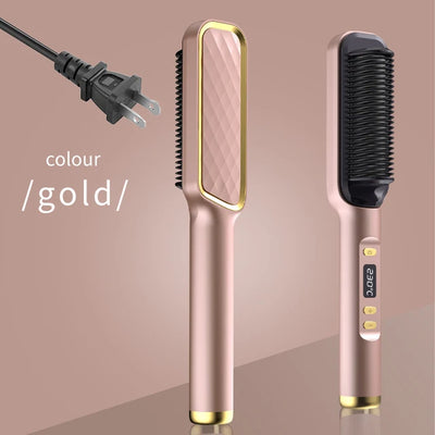 Electric Hot Multifunctional Straightener Brush