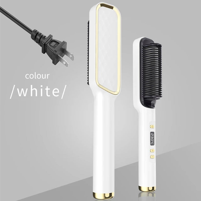 Electric Hot Multifunctional Straightener Brush